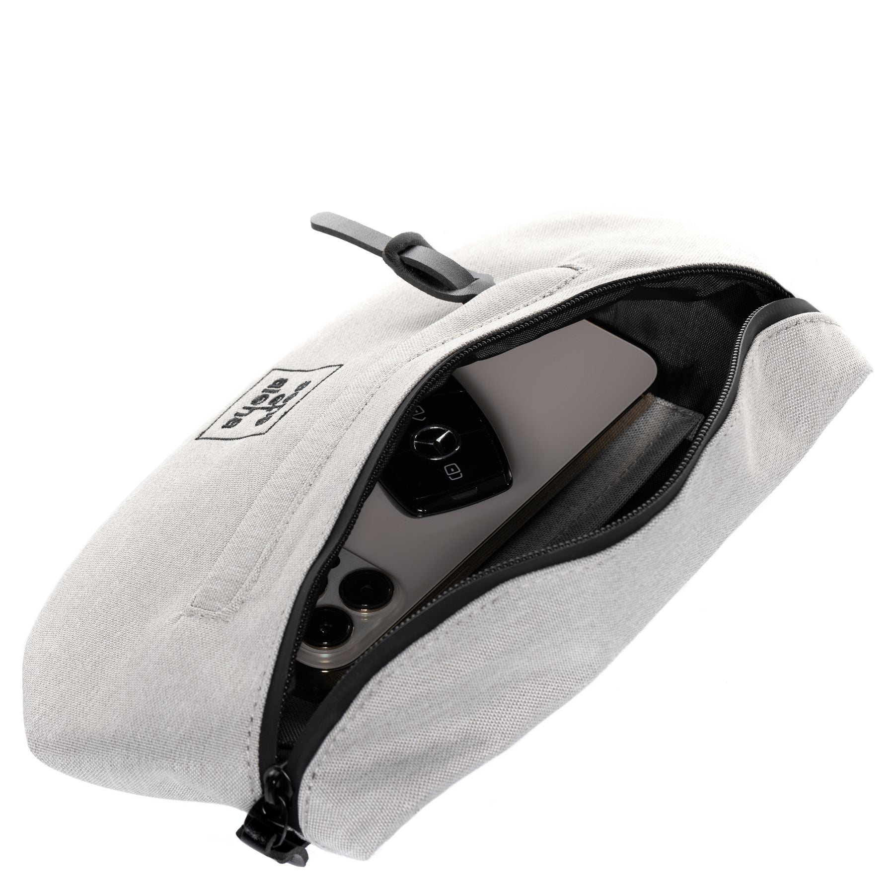 2er Set KANE Rolltop Rucksack + Bauchtasche grau 43289