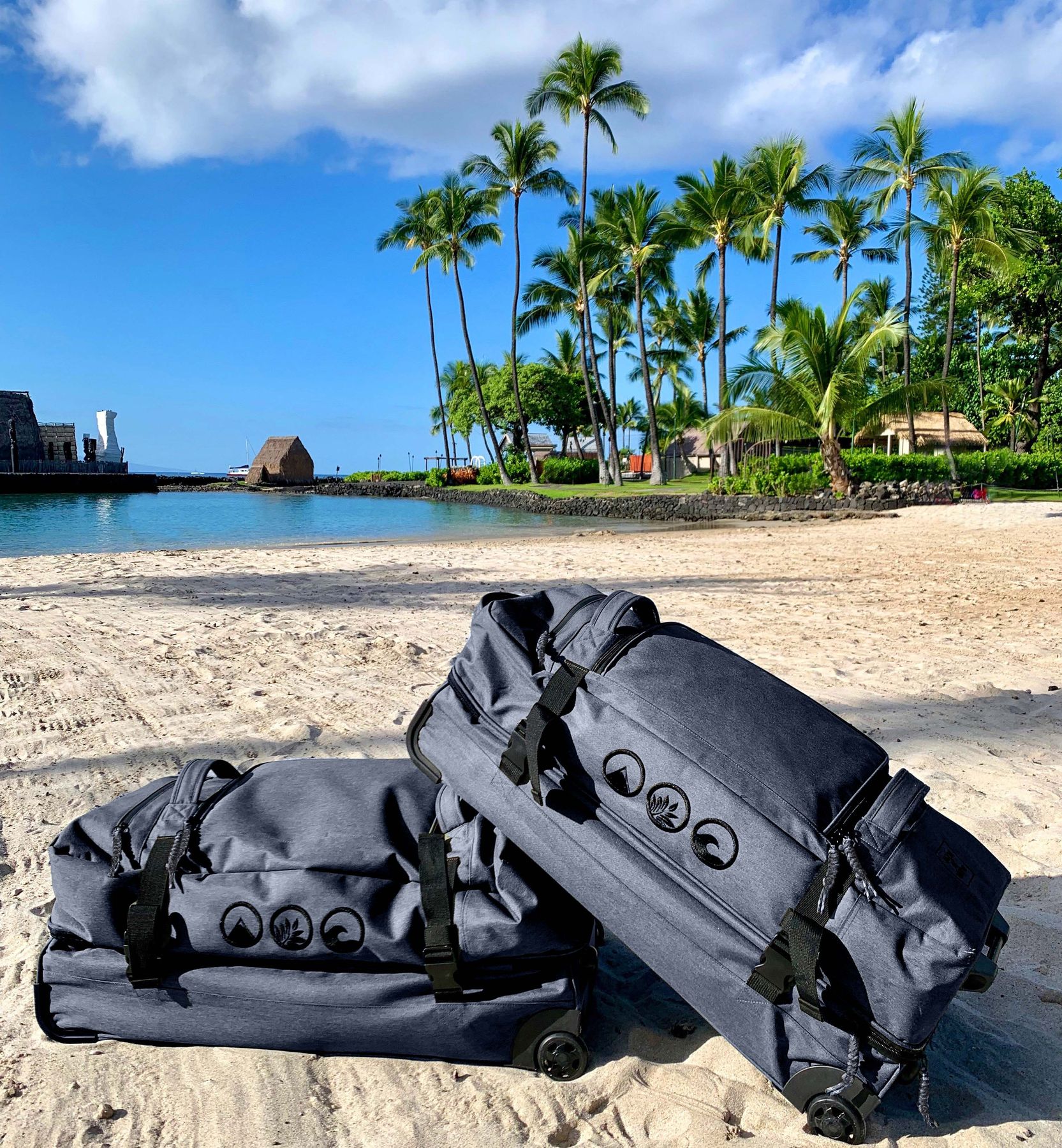 Reisetaschen mit Rollen Duffel trolley SONS OF ALOHA RPET KANE parent 37356