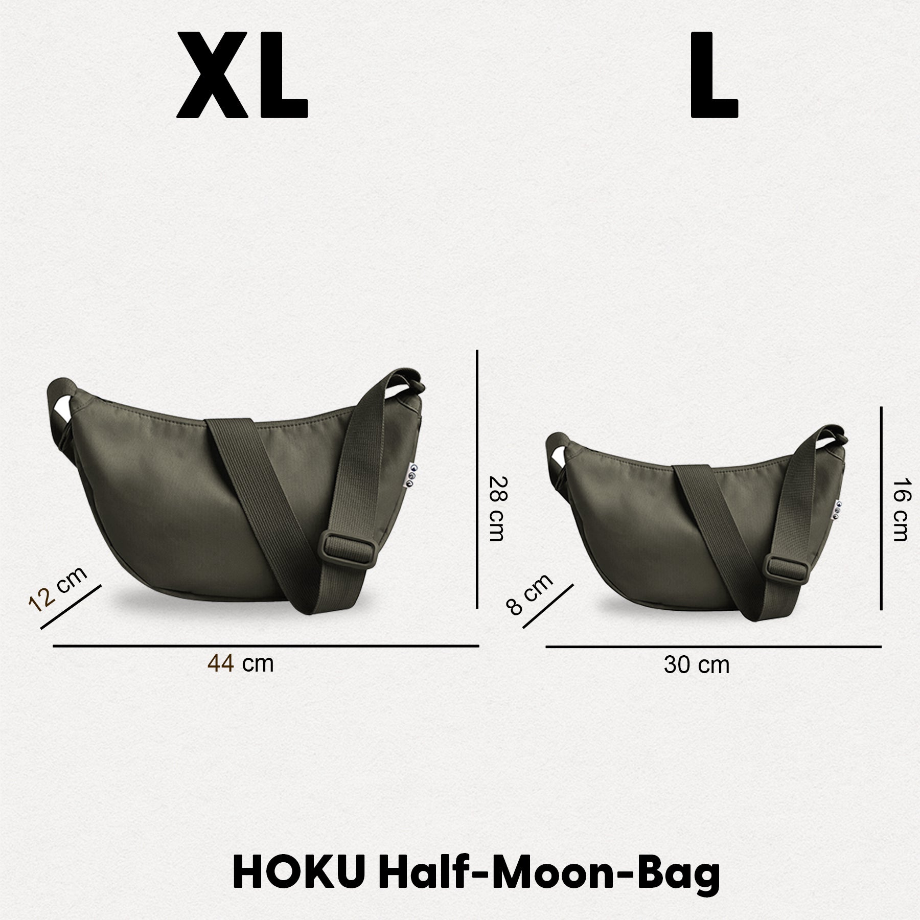 Half-Moon-Bag HOKU Umhängetasche