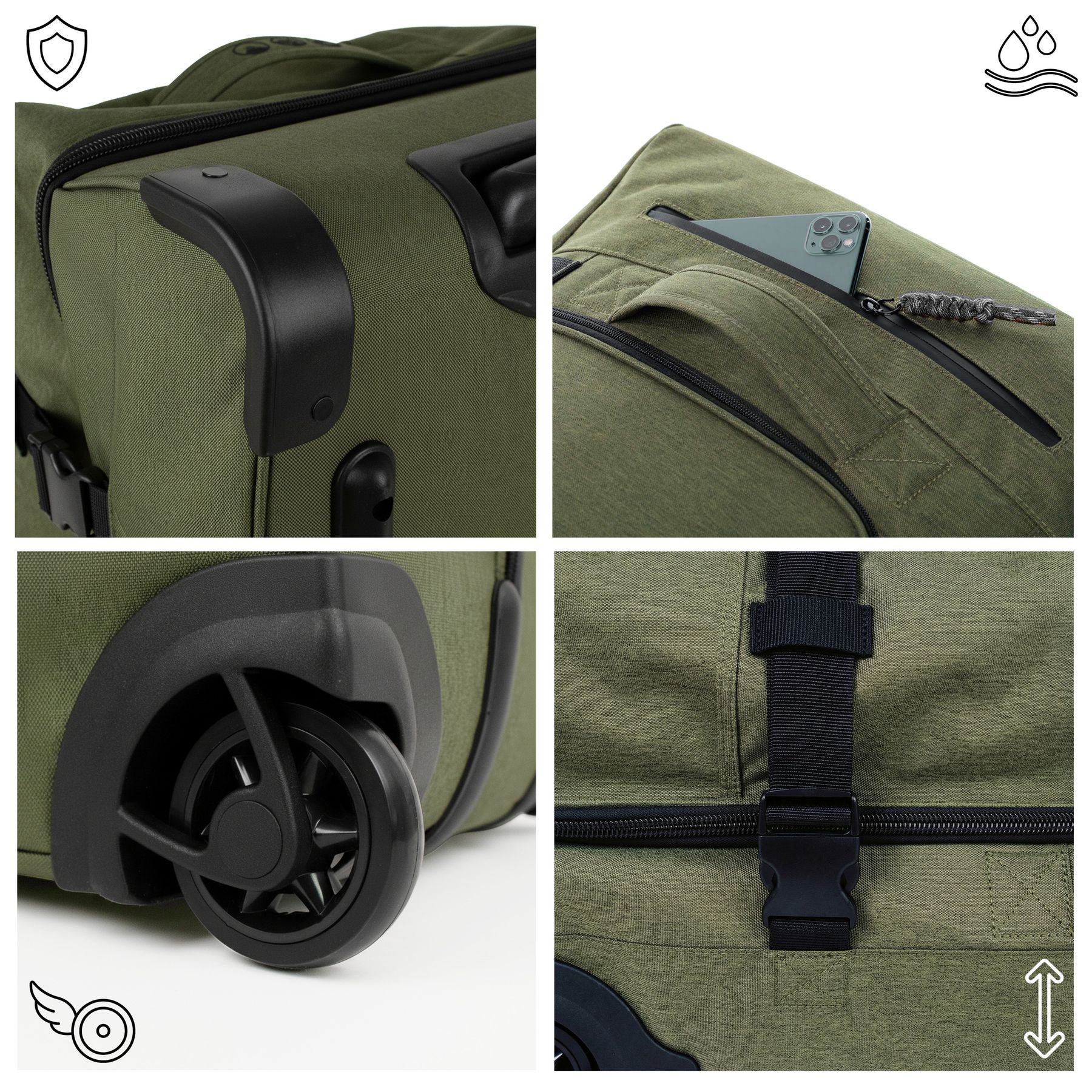 Travel bags with wheels KANE large