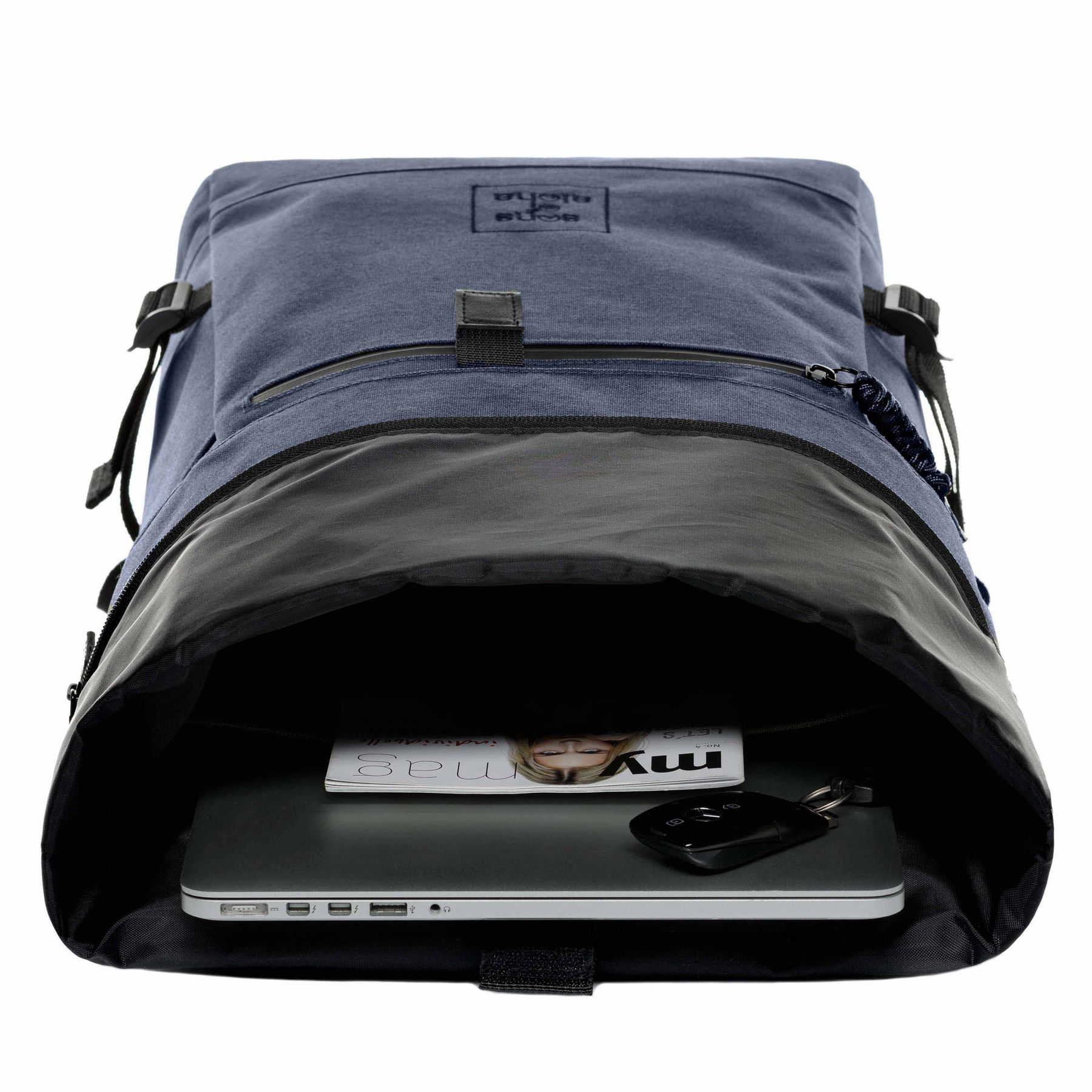 Rucksack KANE + Bauchtasche ALANI ocean blue