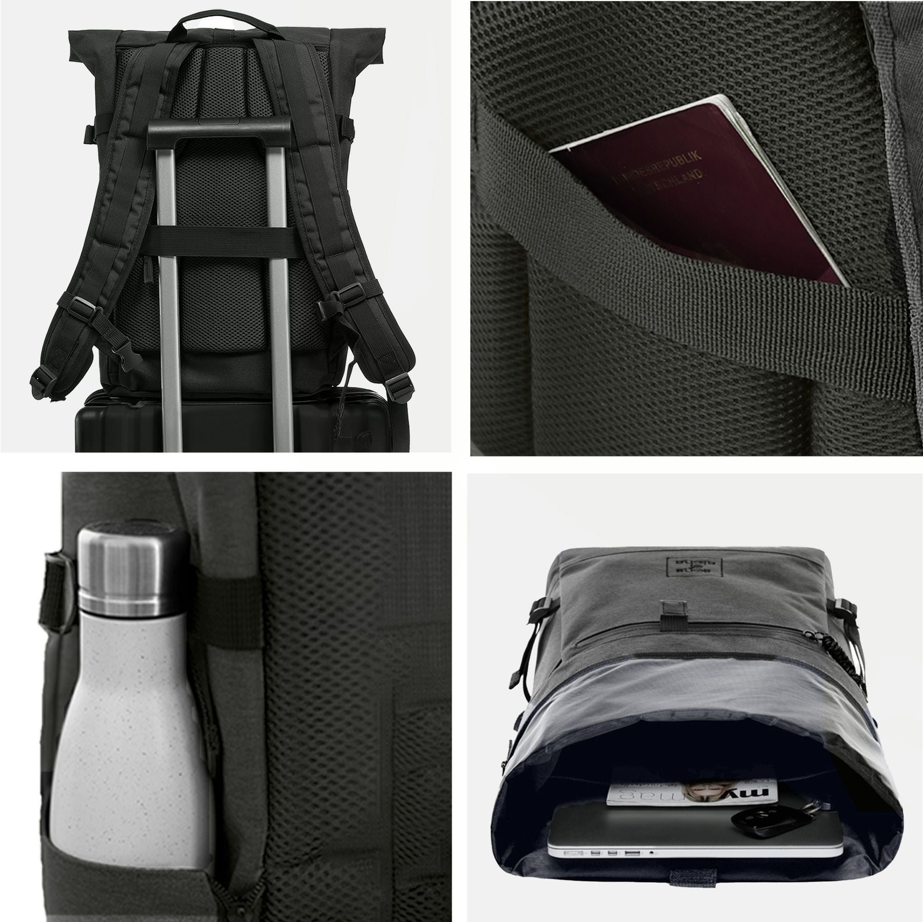 XL Rolltop Rucksack KANE groß