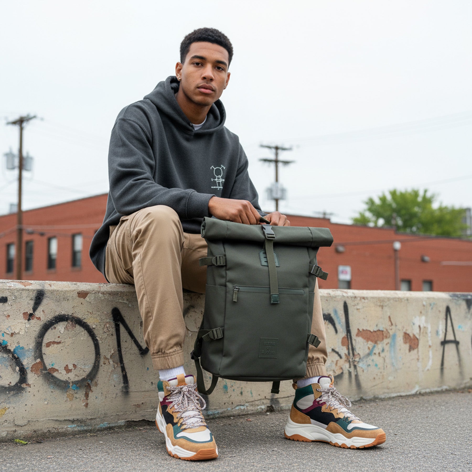 XL Rolltop Rucksack KANE groß