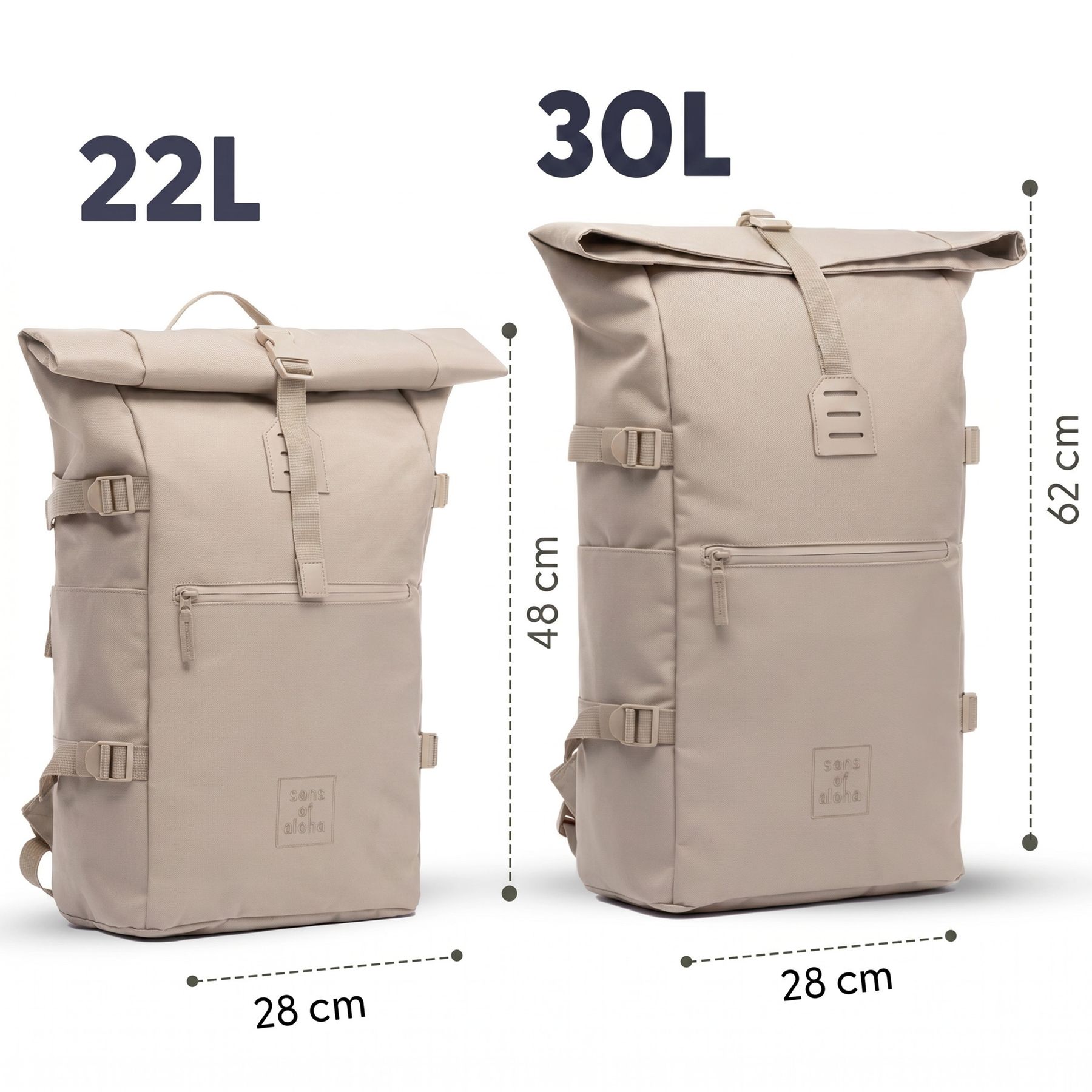 XL Rolltop Rucksack KANE groß