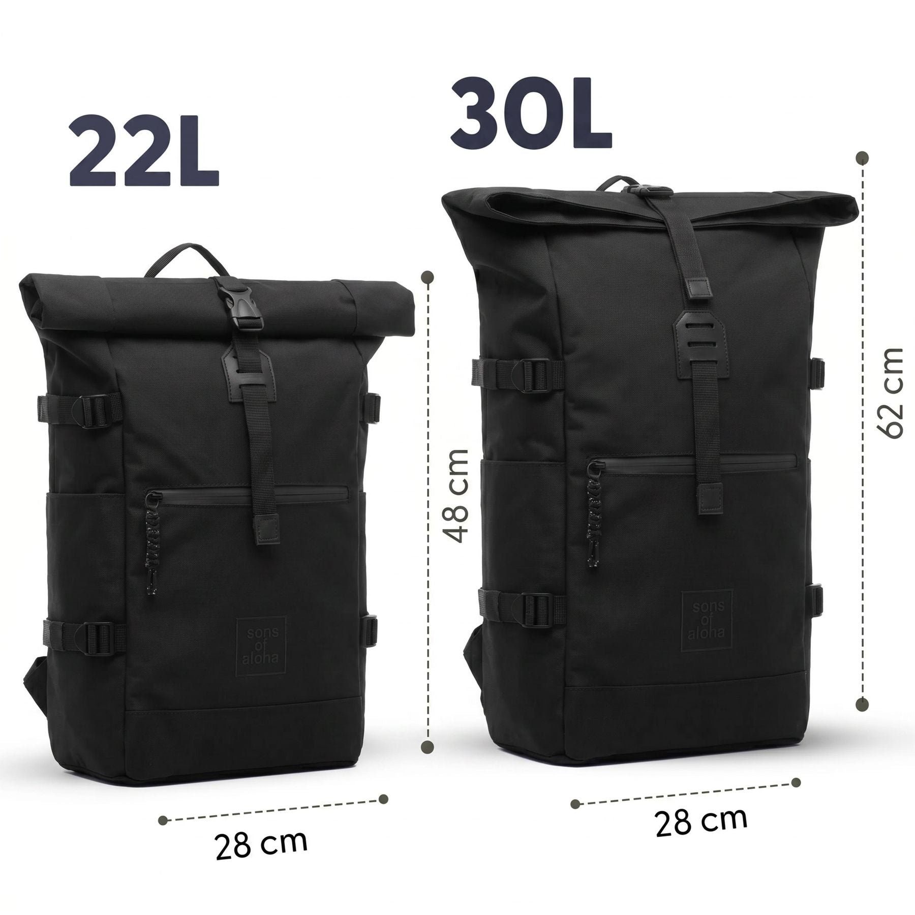 XL Rolltop Rucksack KANE groß