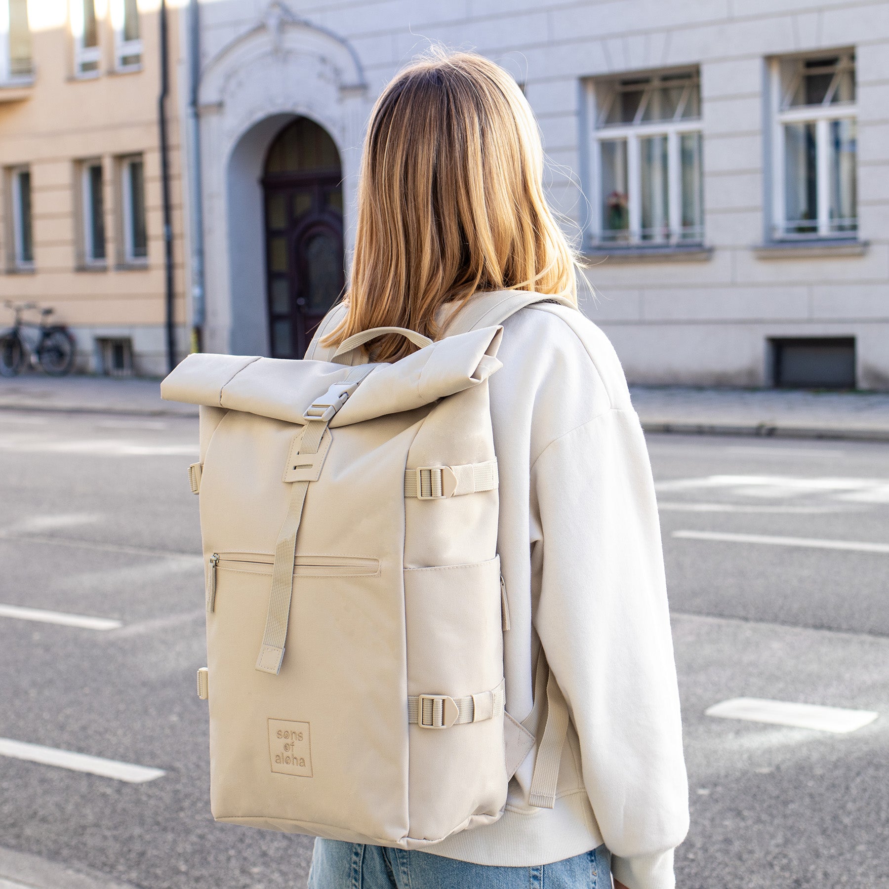 Rolltop Rucksack KANE 15" Laptopfach nachhaltiges Material 48863