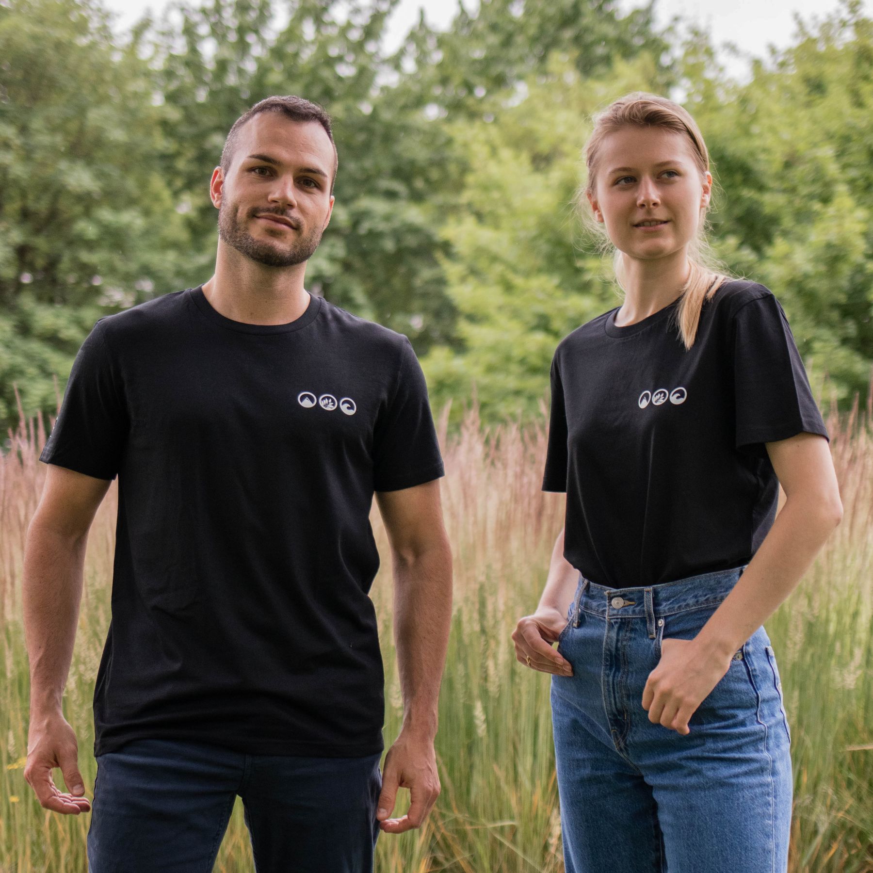 T-Shirt black CLEAN OCEANS