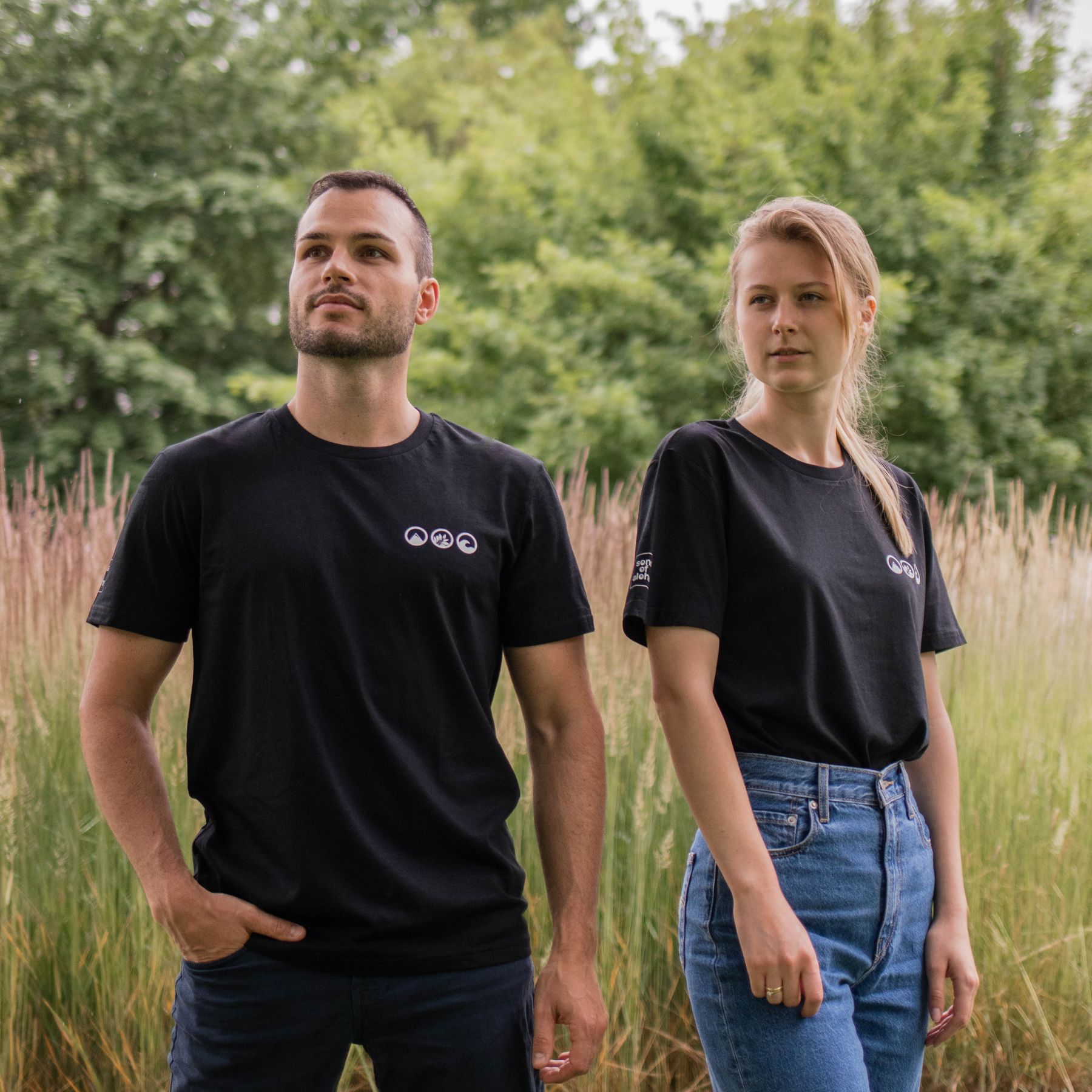 T-Shirt black CLEAN OCEANS