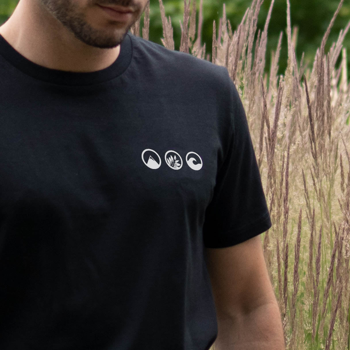 T-Shirt black CLEAN OCEANS