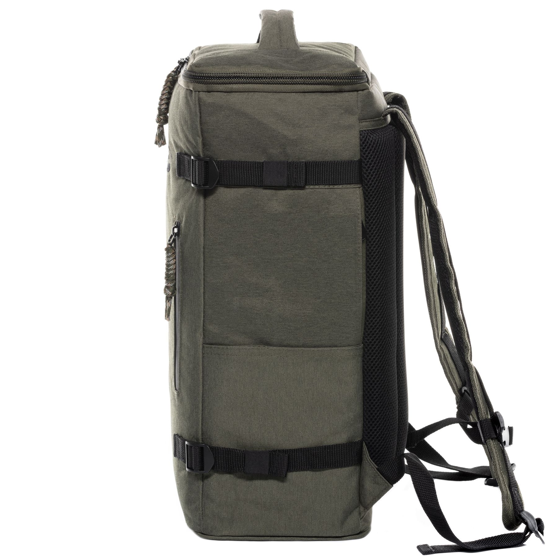 Produktbild vom Toploader Rucksack KOLOA in olive-gruen von der Seite
