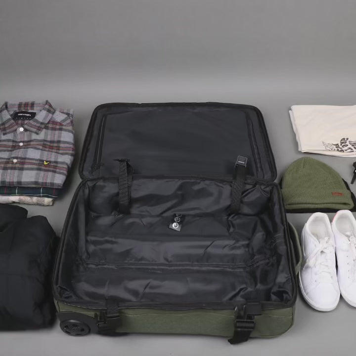 Video laden: Packvideo vom Hybrid 2in1 Rucksack Trolley.