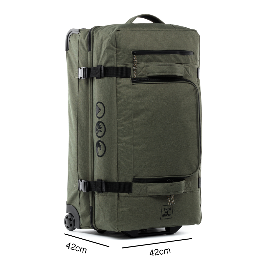 Produktbild Reisetasche mit Rollen KANE olive-gruen Tiefe 42 cm und Breite 42 cm