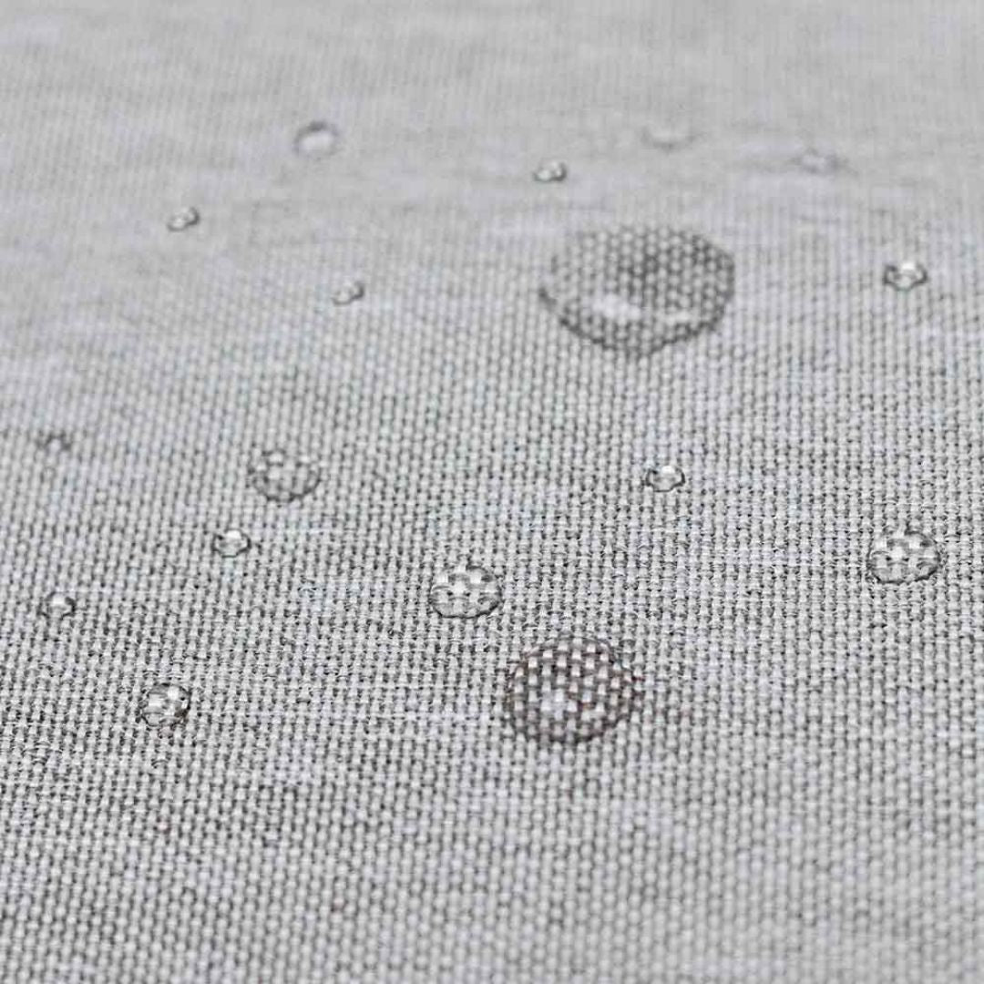 Material mit Wassertropfen die abperlen - wasserabweisendes Material