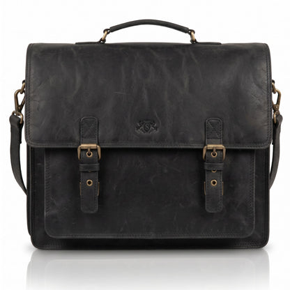 Aktentasche Leder braun 15" ASHTON Dokumententasche groß
