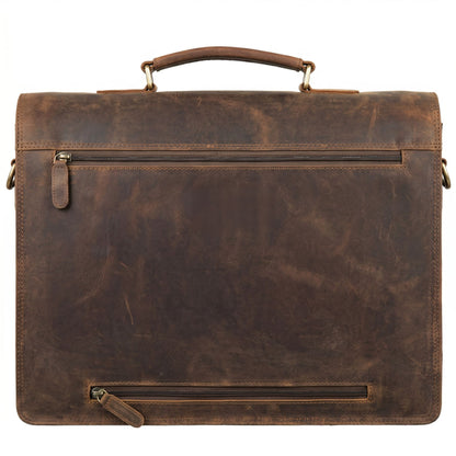 Aktentasche Leder braun 15" ASHTON Dokumententasche
