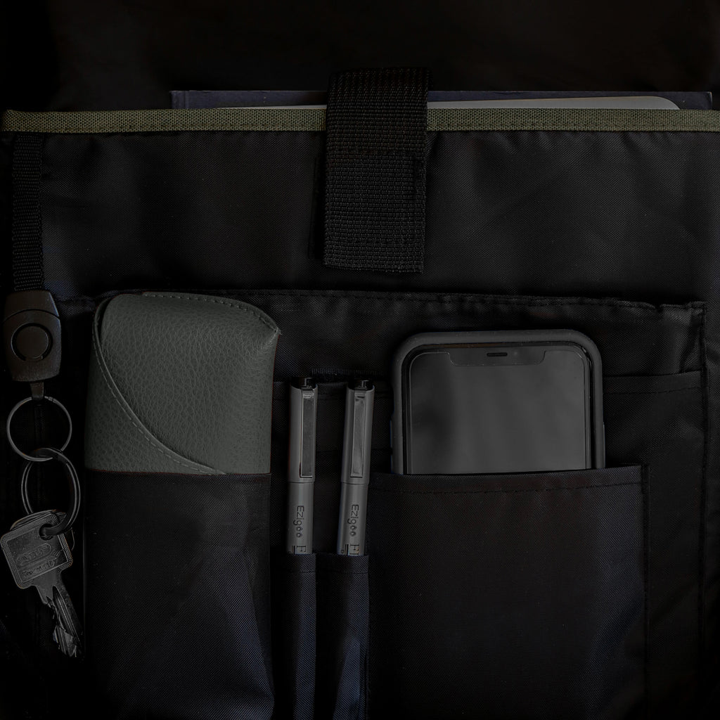 Organizational compartments in Sons of Aloha backpack