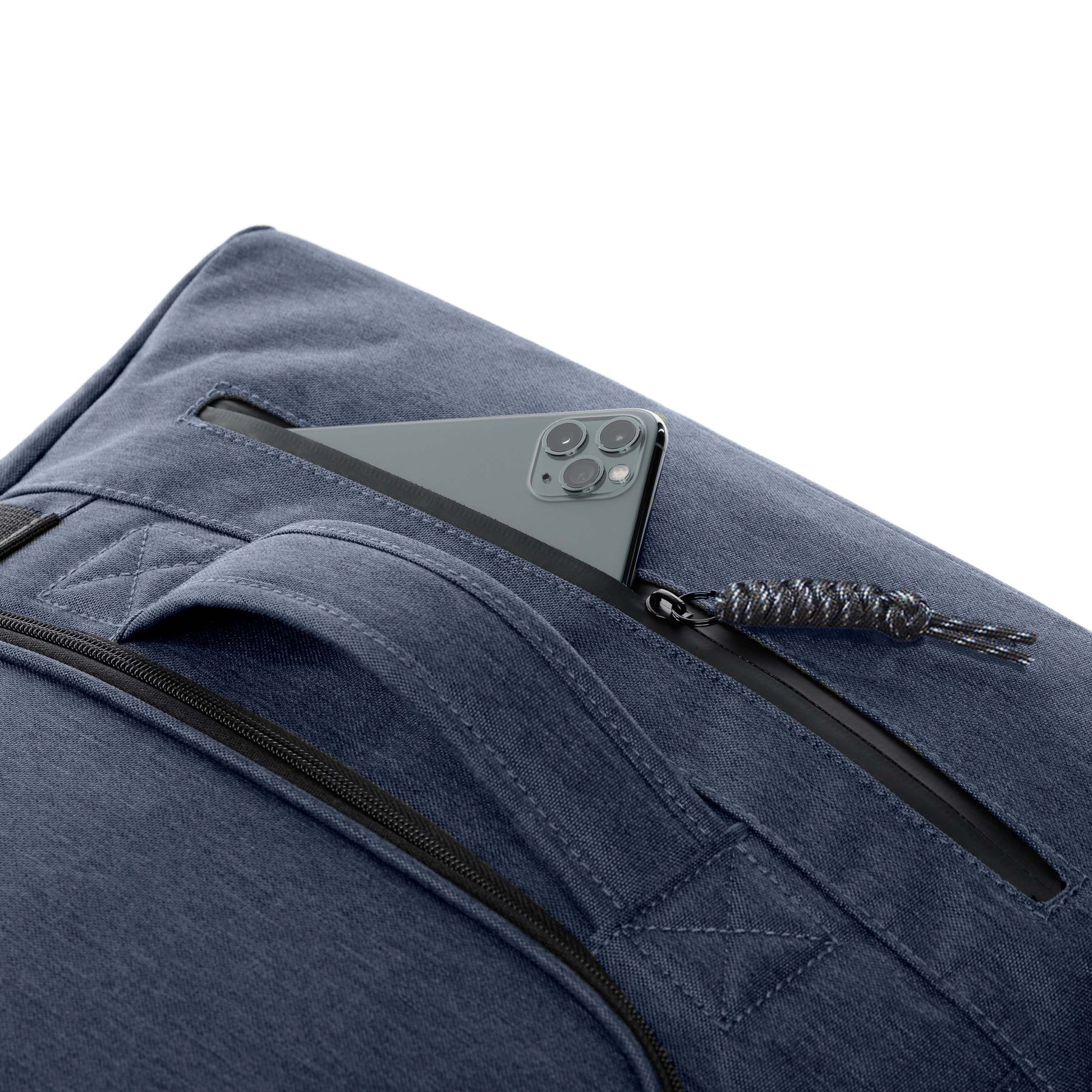 Set of travel bags with wheels KANE + Hip Bag KANE ocean-blue