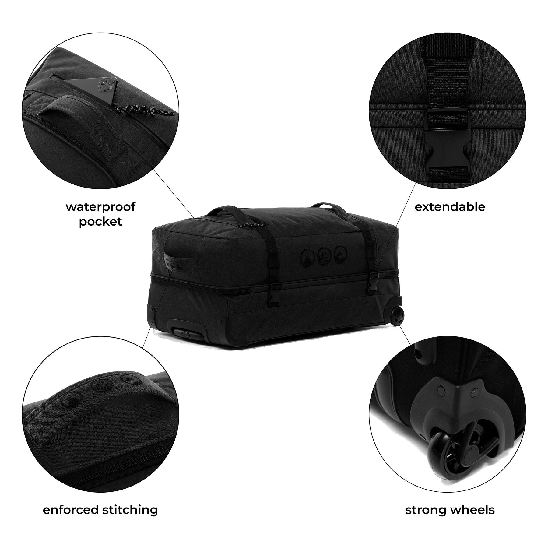 Reisetasche mit Rollen KANE XXL