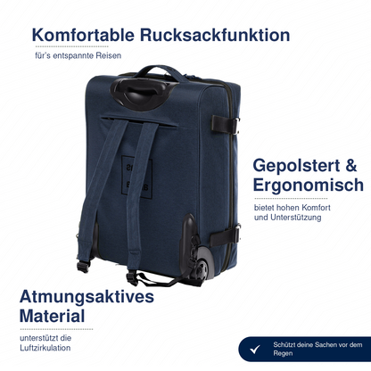 SONS OF ALOHA 2 in 1 Handgepäck-Koffer & Rucksack KANE 46732