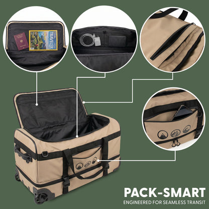 3in1 Handgepäck Reisetasche FLOW