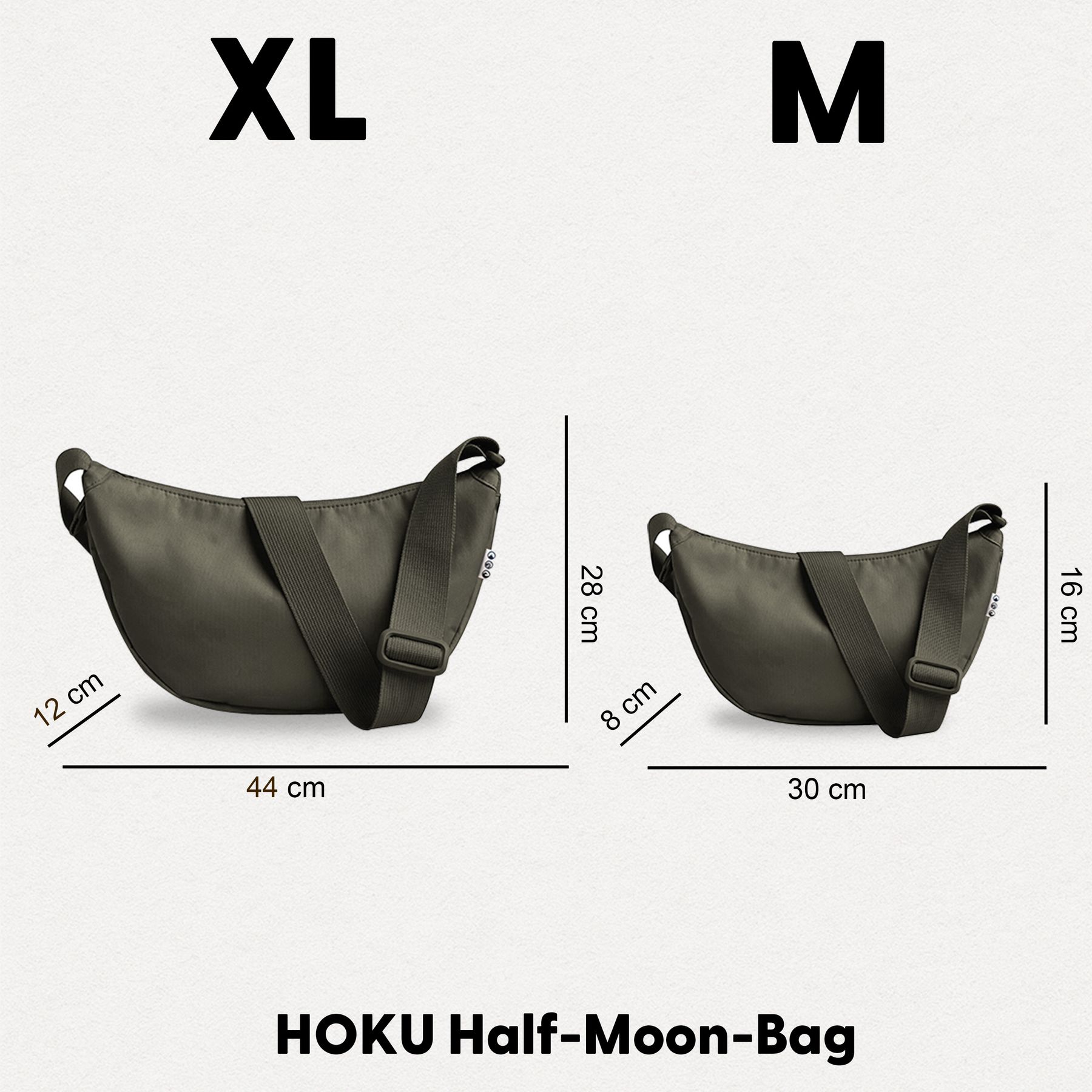 Half-Moon-Bag HOKU Umhängetasche