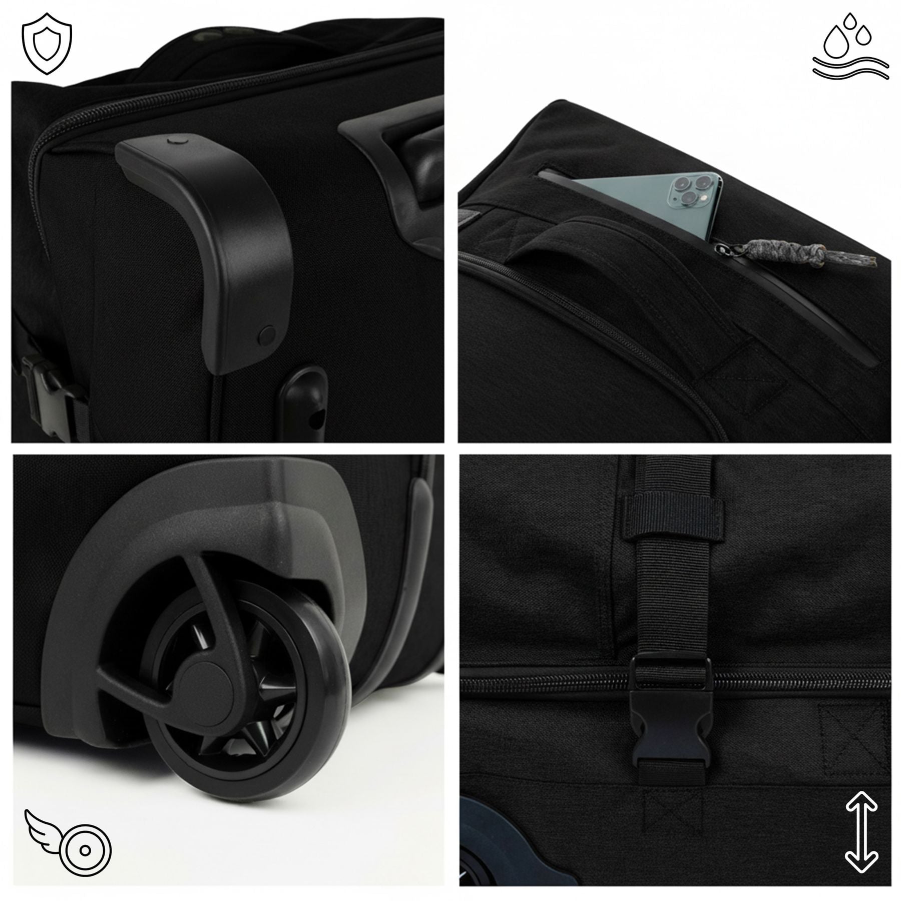 Reisetaschen mit Rollen KANE groß