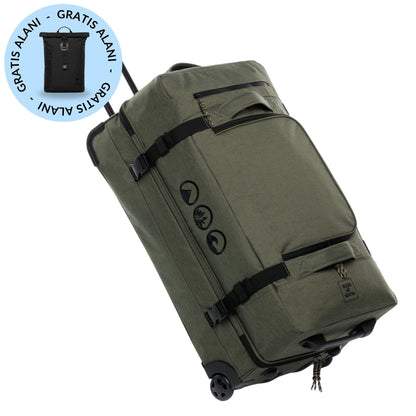 Set of travel bags with wheels KANE + backpack ALANI