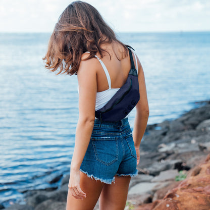 Backpack KANE + bum bag ALANI ocean blue