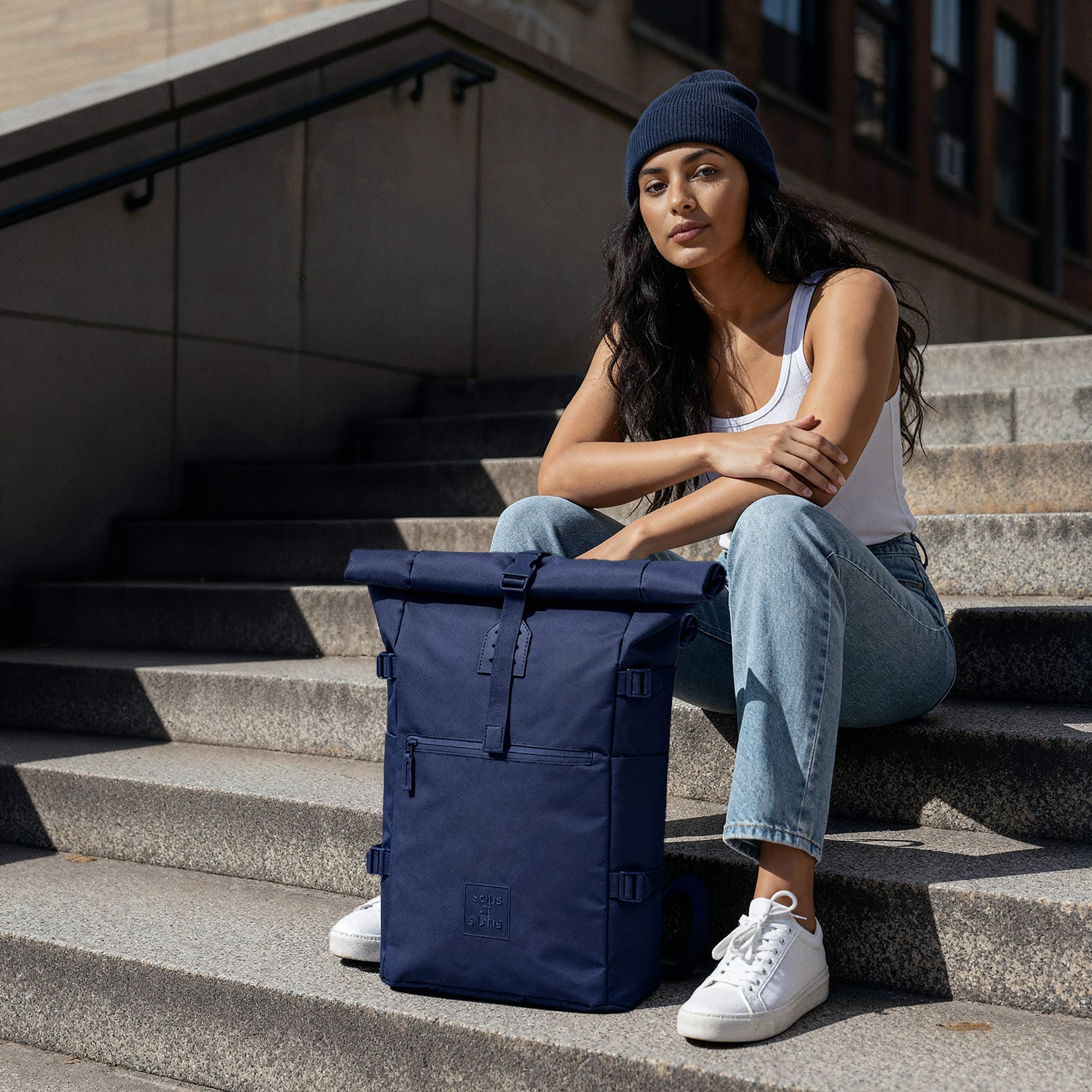 Rolltop backpack: water-repellent & stylish I SONS OF ALOHA