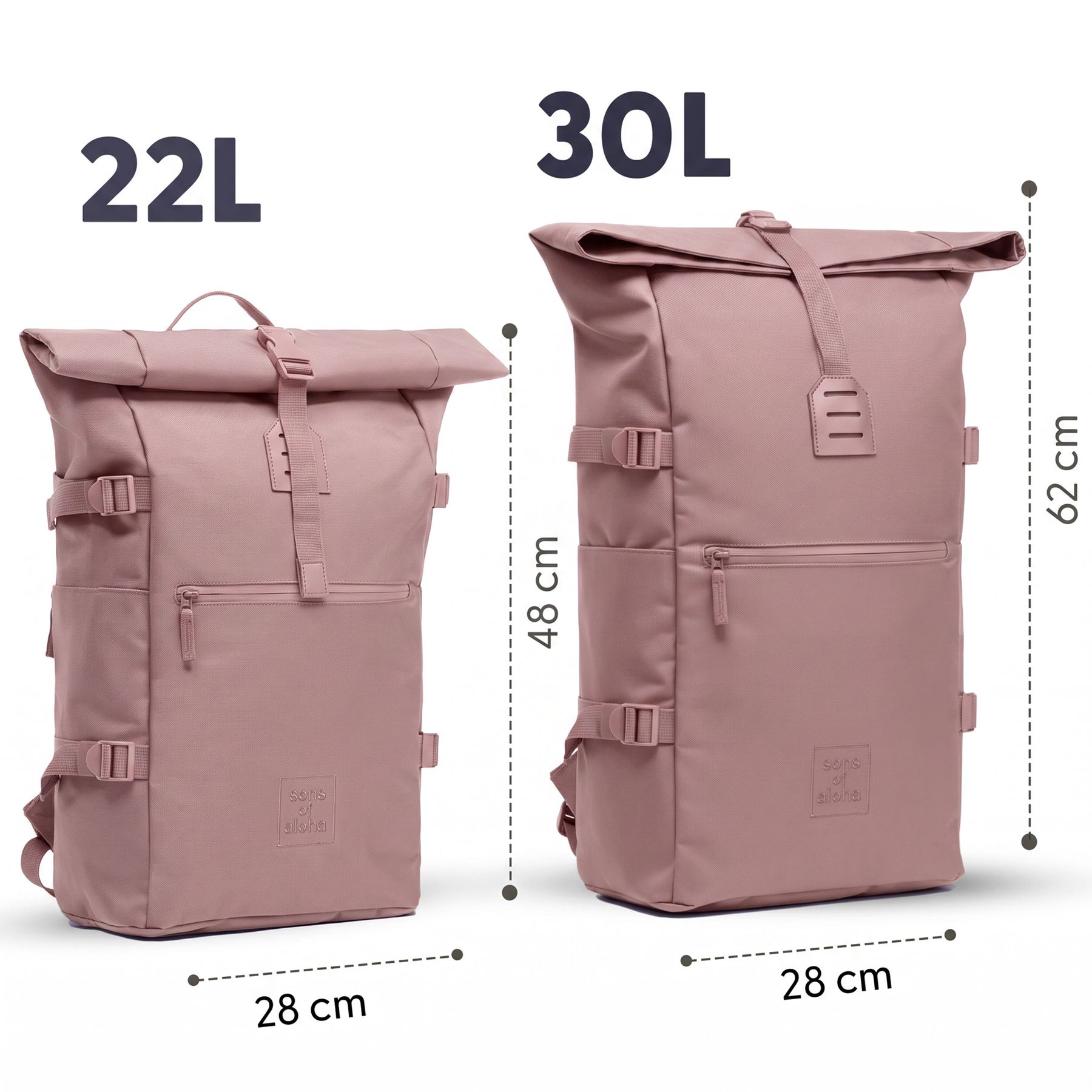 XL Rolltop Rucksack KANE groß