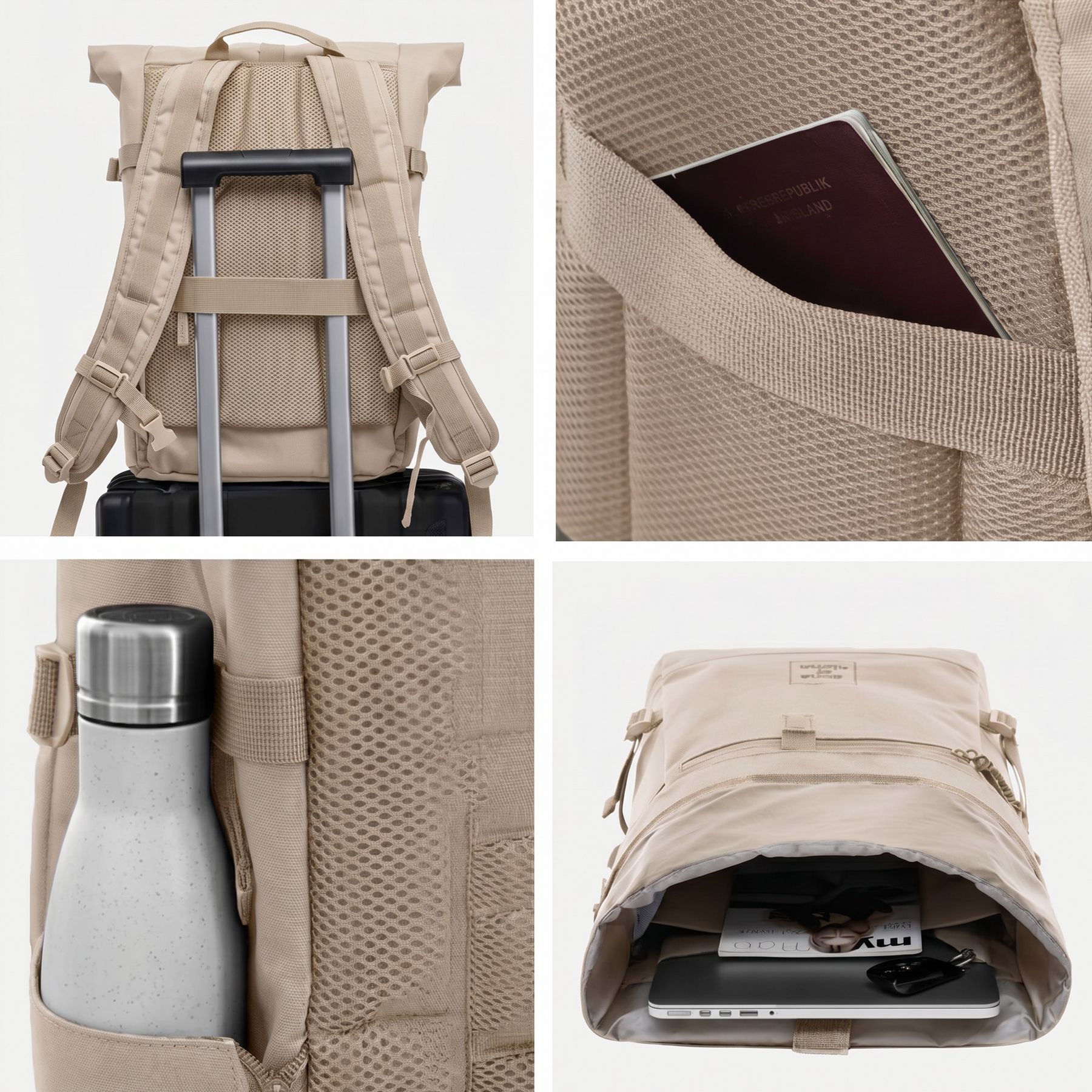 XL Rolltop Rucksack KANE groß