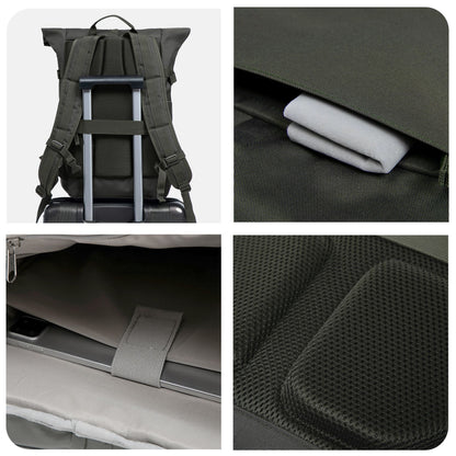 Rolltop Rucksack gross - Backpack SONS OF ALOHA Laptop-Fach Schuh-Fach