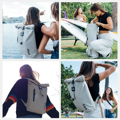 Rolltop Rucksack Damen schmal & klein ALANI