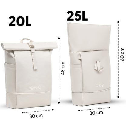 Rolltop Rucksack gross - Backpack Laptop-Fach Schuh-Fach