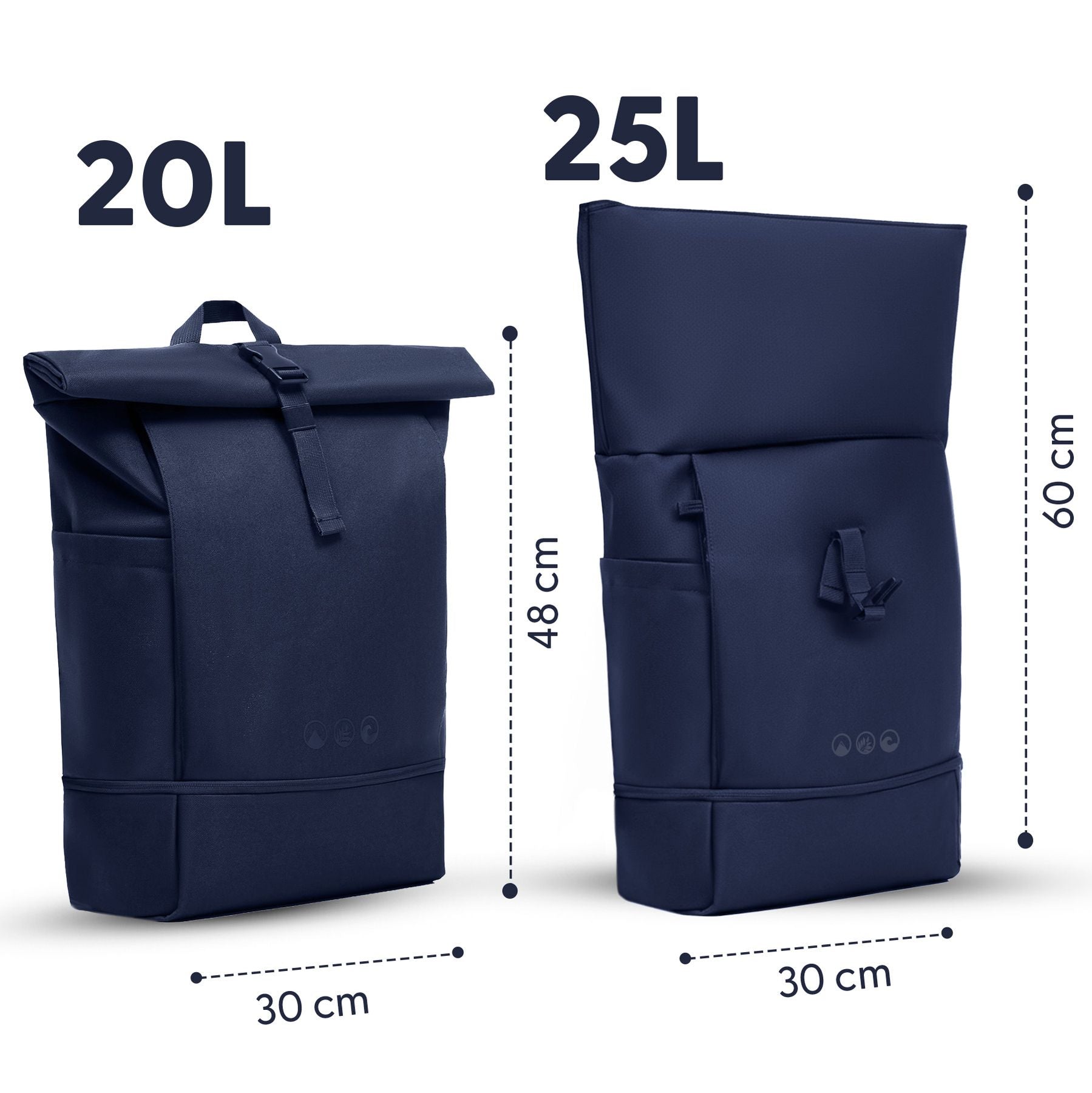 Rolltop Rucksack gross - Backpack SONS OF ALOHA Laptop-Fach Schuh-Fach