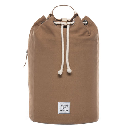SONS OF ALOHA Canvas Matchsack Rucksack MALU Cappuccino 32728