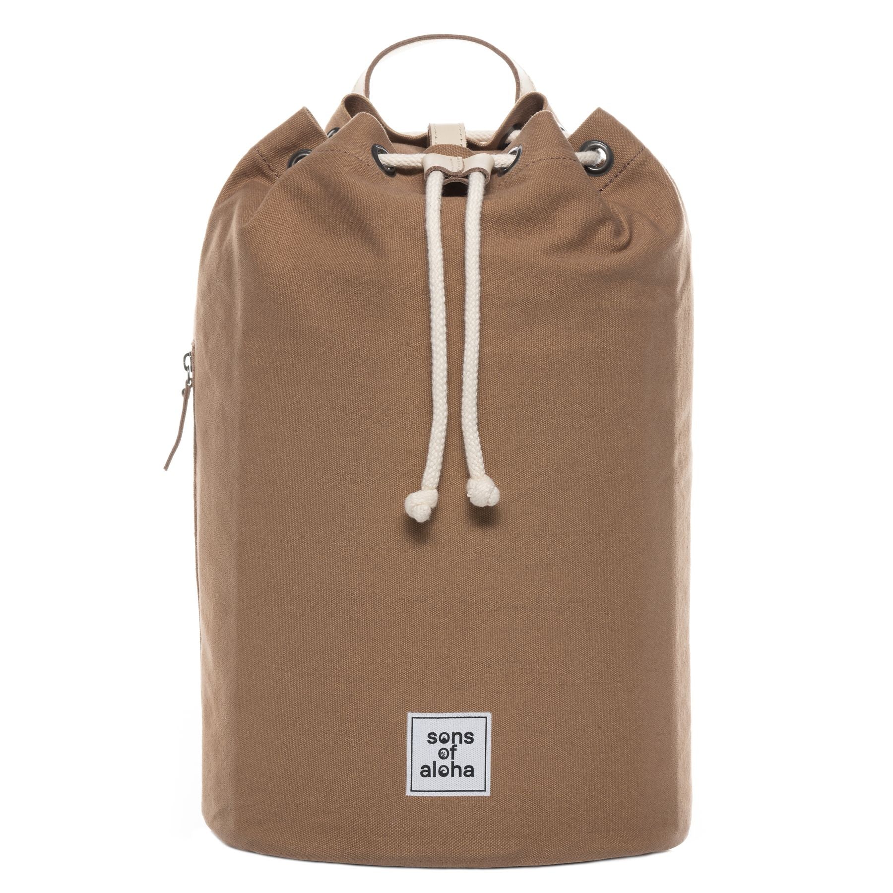 SONS OF ALOHA Canvas Matchsack Rucksack MALU Cappuccino 32728