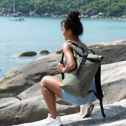 Rolltop Rucksack Damen schmal & klein ALANI